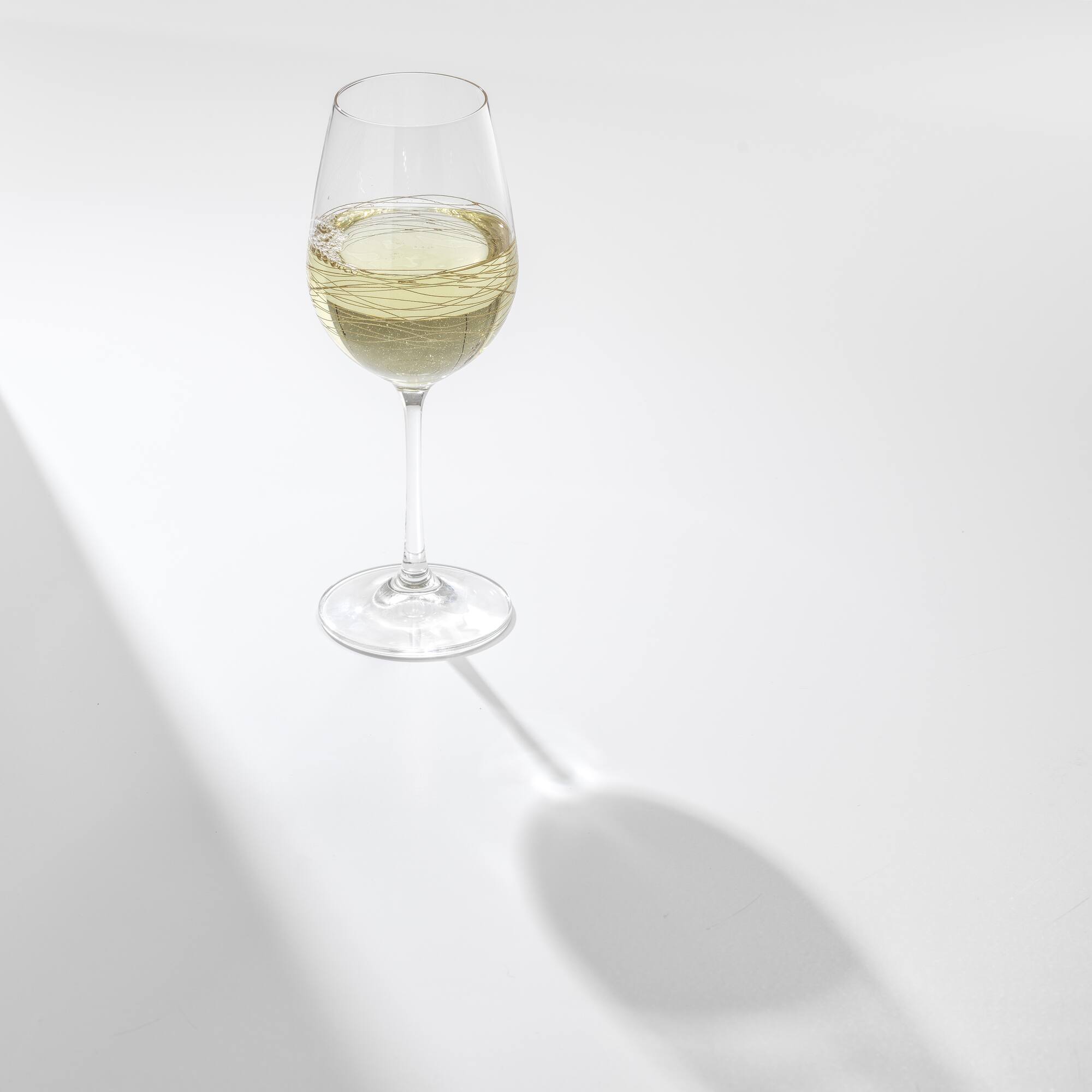 JoyJolt® Golden Royale 14oz. Crystal White Wine Glasses, 2ct.
